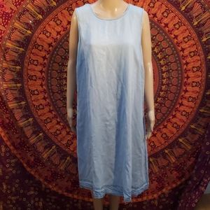 Lane Bryant sleeveless Chambray day dress size 18